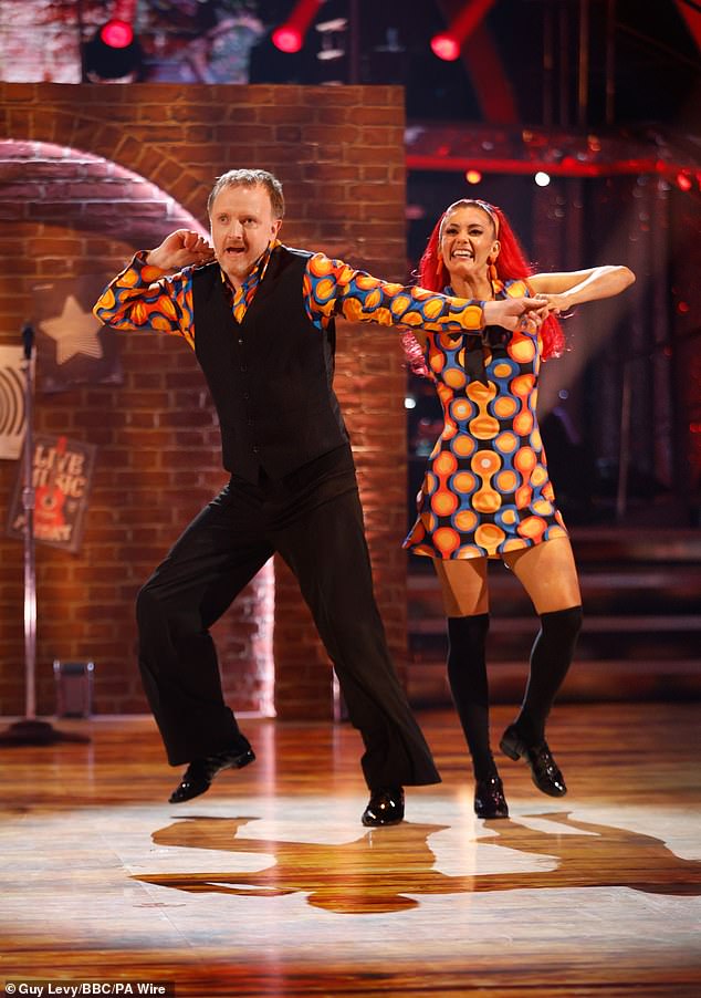 Blind comedian Chris McCausland revealed after his first Strictly Come Dancing performance that his partner Dianne Buswell kicked him in the face during training