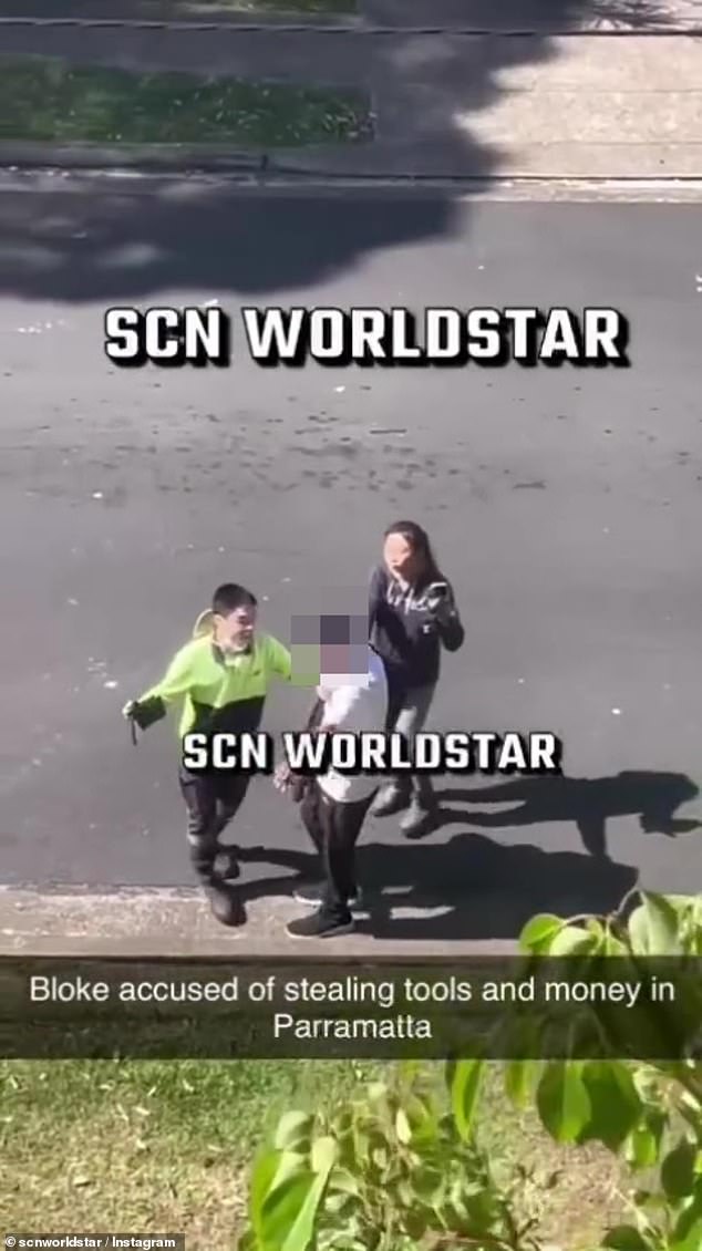 The post uploaded on SCN Worldstar's Instagram account captures the entire incident, from the moment the alleged perpetrator was placed in citizen's custody