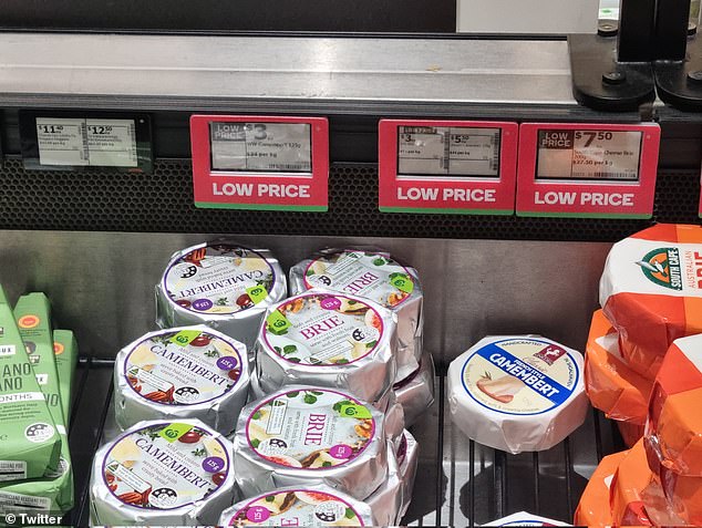 Woolworths is introducing digital price tags (pictured) at many stores in Australia