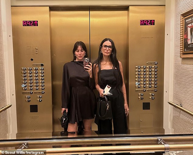 Meanwhile, Scout's famous mother Demi Moore (R, photo September 14) preferred to listen to angry nineties, singer-songwriter girlies and R&B. She loved Eric Benet [and] also loved Beth Hart'