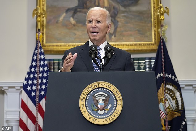 'I was in charge, I was on the phone for at least two hours yesterday, and the day before yesterday too. I gave the order, it's called a telephone,” President Joe Biden said