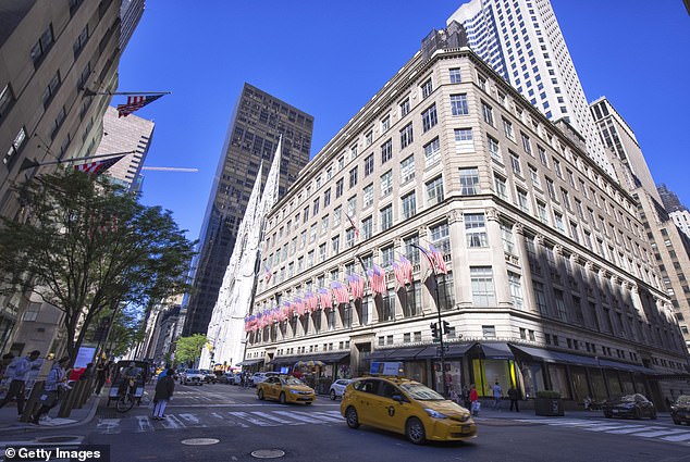 A Saks spokesperson did not directly address Paige's issue when DailyMail.com reached out to the company for comment, but did explain that an increase in online fraud prompted a change in the returns process (Saks Fifth Avenue in Manhattan at the photo)