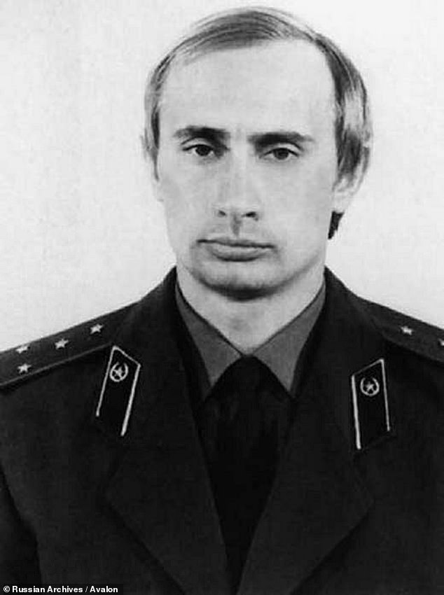 Before Putin came to power, he was an officer in the KGB, the predecessor of the FSB. Pictured: in uniform, circa 1980