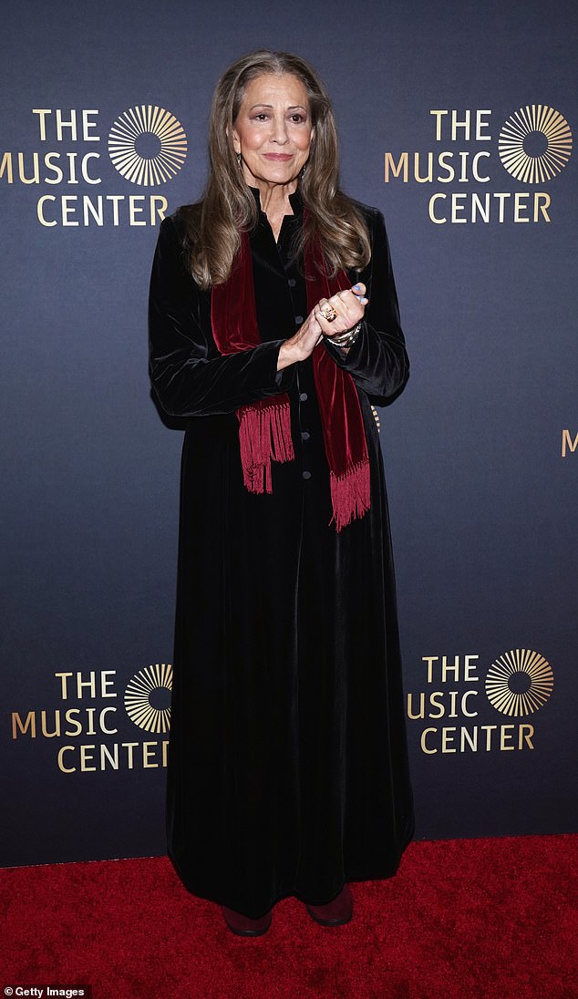 Coolidge was pictured at an event at The Music Center on January 14, 2023 in LA