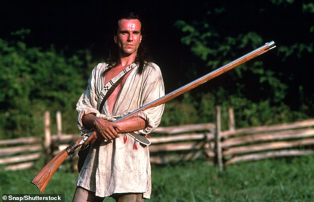 The towering cliffs and dramatic vistas were brought to life in 1992's The Last of the Mohicans. Actor Daniel Day-Lewis is pictured