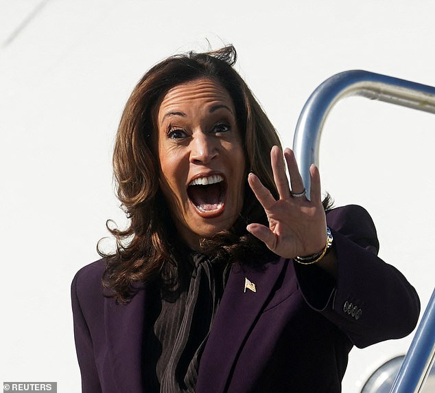 Valleau was charged Friday by Farmington Hills prosecutors with assault and ethnic intimidation. PHOTO: Vice President Kamala Harris at Detroit Metropolitan Wayne County Airport in Detroit, Michigan, on September 19