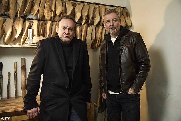 Philip Glenister (left) and John Simm (right) are friends and co-stars of Life On Mars