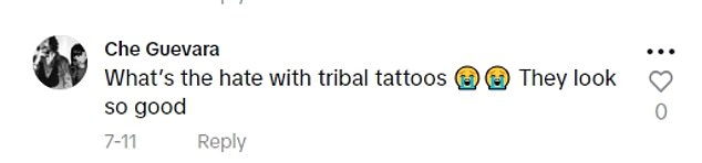 Several commentators on the trend have noted the similarities between cybersigilism tattoos and ink reminiscent of tribal tattoos that had become trendy in the 1990s.