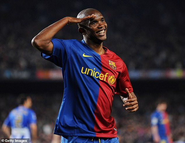 Eto'o is widely regarded as one of the best African footballers of all time