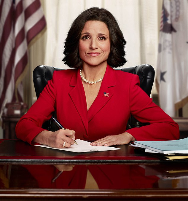 In the show, the actress, 63, plays self-centered and ambitious politician Selina Meyer, the vice president, who later becomes the president of the United States.