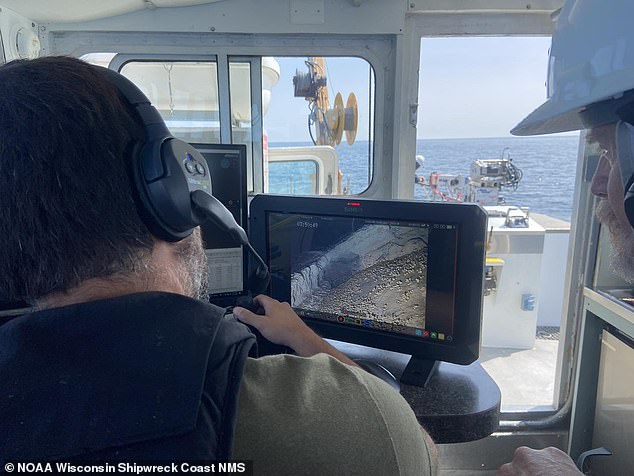 Researchers used a remote-controlled vehicle to examine the lake bottom and confirm that the massive circles seen in 2022 were actually craters