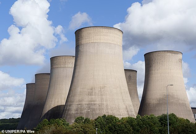 The power station has taken a prominent place in the East Midlands skyline