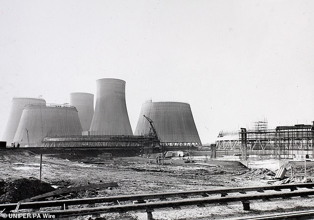 Ratcliffe-on-Soar power station has been generating electricity from its four coal-fired boilers since 1968