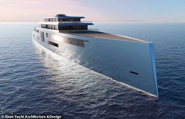 Dutch designers have unveiled a 'ready to build' 454ft megayacht concept called Inspire