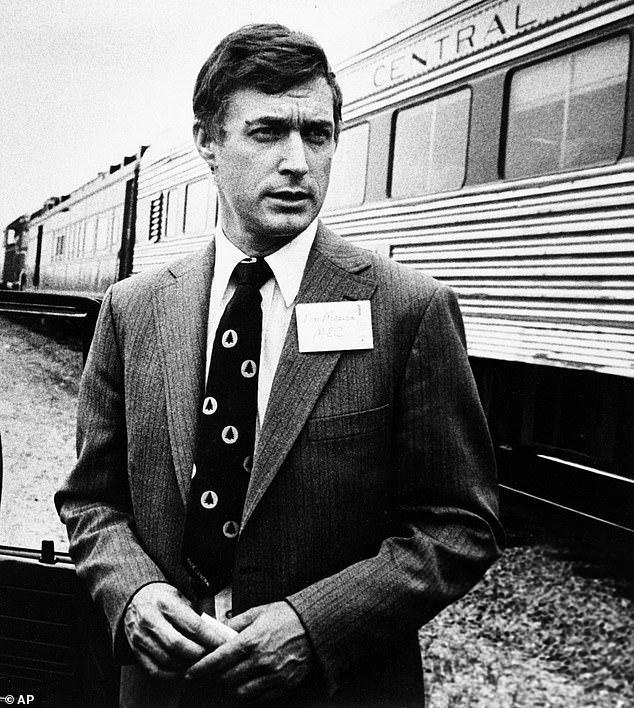 Tim Mellon, the heir to a banking fortune worth an estimated $14.1 billion, is one of Trump's biggest supporters. Mellon is pictured in 1981