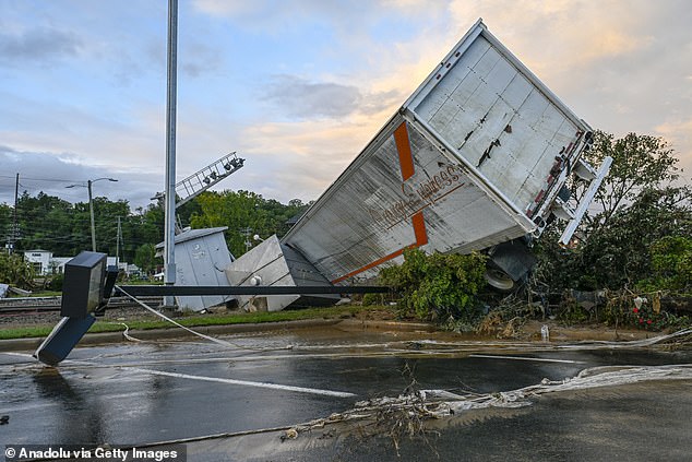 The hurricane has been raging through the southeastern United States since Thursday