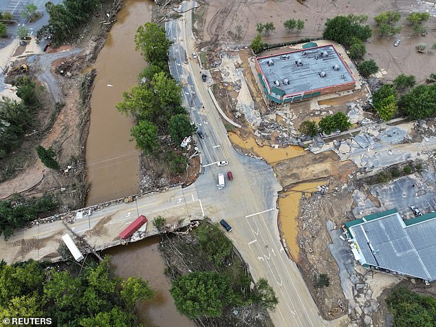 Entire roads have since been swept away or destroyed, and many towns have been completely cut off, with no roads in or out.