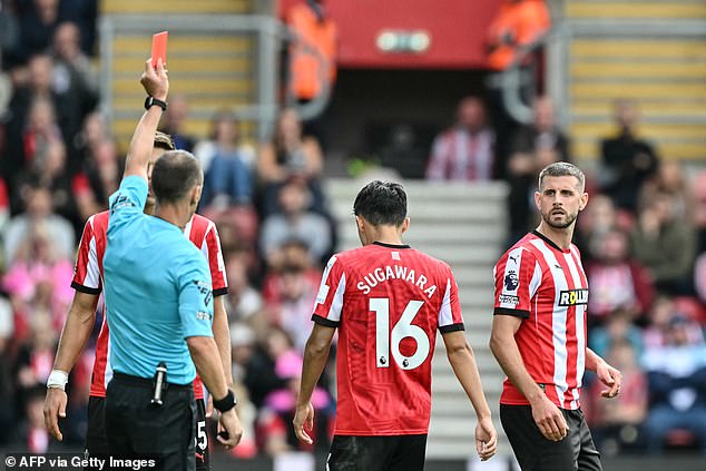 Stephens (right) insulted officials Stuart Attwell (left) and Gavin Ward (not in shot)