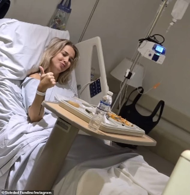 Former Argentinian actress Soledad Fandiño is using her recent breast cancer diagnosis to raise awareness. The 42-year-old shared a series of photos to her Instagram last Friday of her recovery from surgery and waited until Monday to reveal for the first time that she was recovering from the disease.