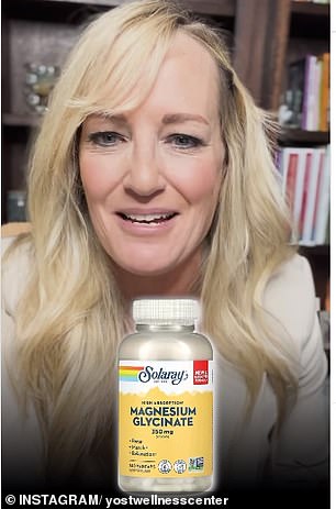 Magnesium glycinate, which has been found to improve sleep and reduce anxiety, should not be confused with magnesium citrate – that's because the latter is a laxative, warns Dr Heather Yost, founder of US holistic wellness center Yost Wellness