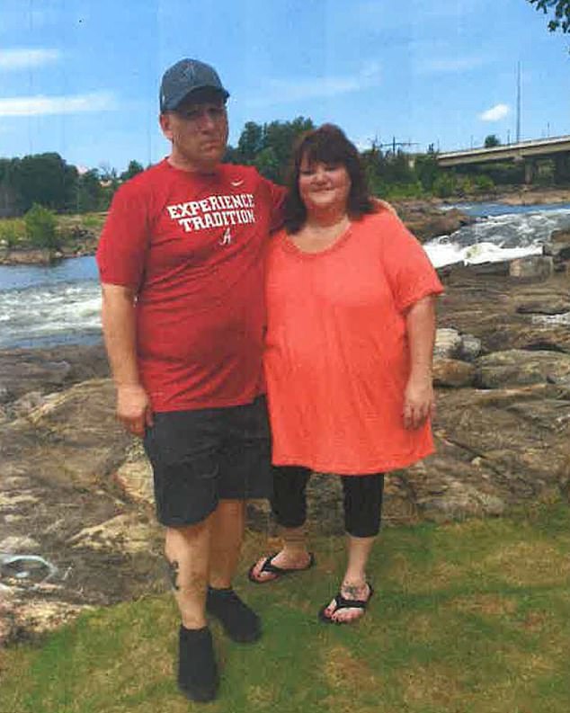 His wife Wendy, pictured above with him, has been his 'rock' and supported him day and night for five years after the operation