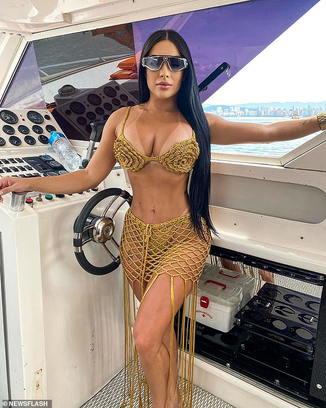 Just before the tragedy struck, influencer Aline had posted photos of herself on the luxury yacht alongside her friends