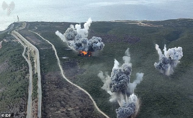 According to the IDF, the houses, tunnels and weapons storage facilities were subsequently destroyed in joint ground and air strikes