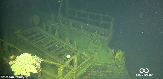 The 300-foot ship was identified as the only US Navy Destroyer captured by Japanese forces during World War II