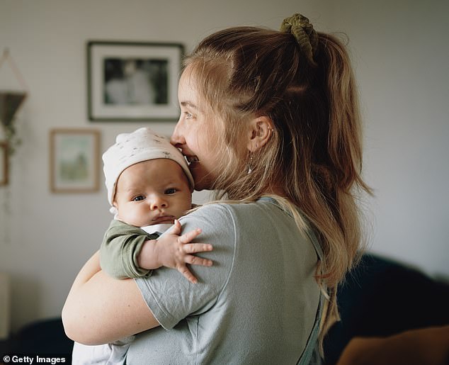 A push gift is a gift given to a new mother, shortly before or after giving birth, as a reward for having a baby (stock image)