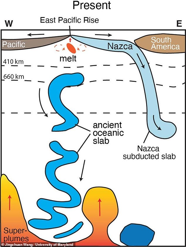 The team suggested that the seafloor was a piece of an ancient tectonic plate that broke off 250 million years ago and sank to the bottom of the Pacific Ocean, creating a new seafloor.