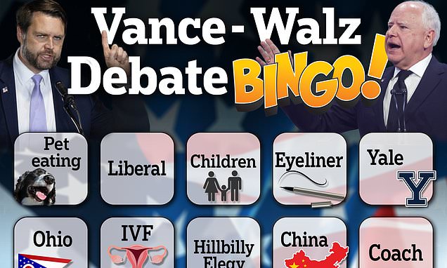 1727825462 50 VP debate live updates Follow along as JD Vance and