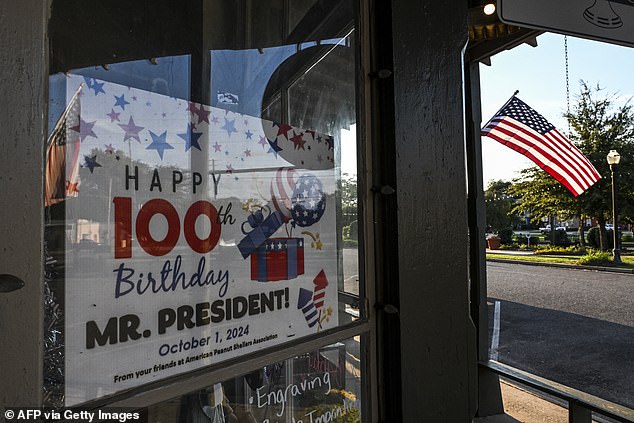 Plains, Georgia awaits the celebration of Jimmy Carter's 100th birthday on October 1, when the hometown hero becomes the only US president ever to reach the centennial anniversary