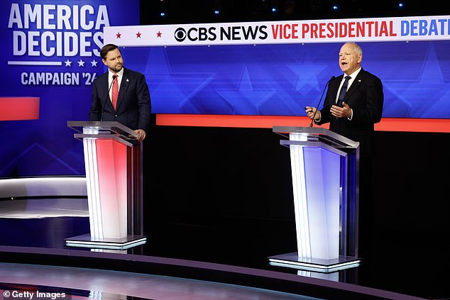 The two vice presidential candidates feuded over abortion, immigration and the economy