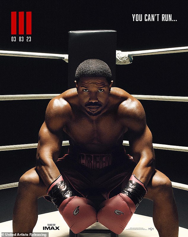 He played Adonis Creed in the Creed franchise. Creed is the son of Apollo Creed, Rocky Balboa's former rival turned friend; featured on a poster from the film