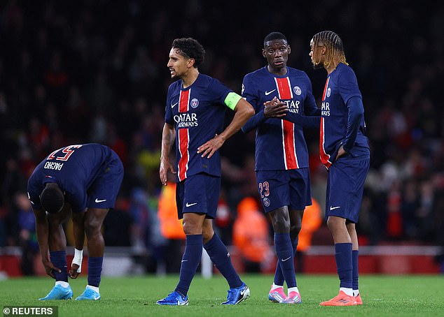 L'Equipe made a scathing assessment of the performance of almost half of PSG's starting eleven