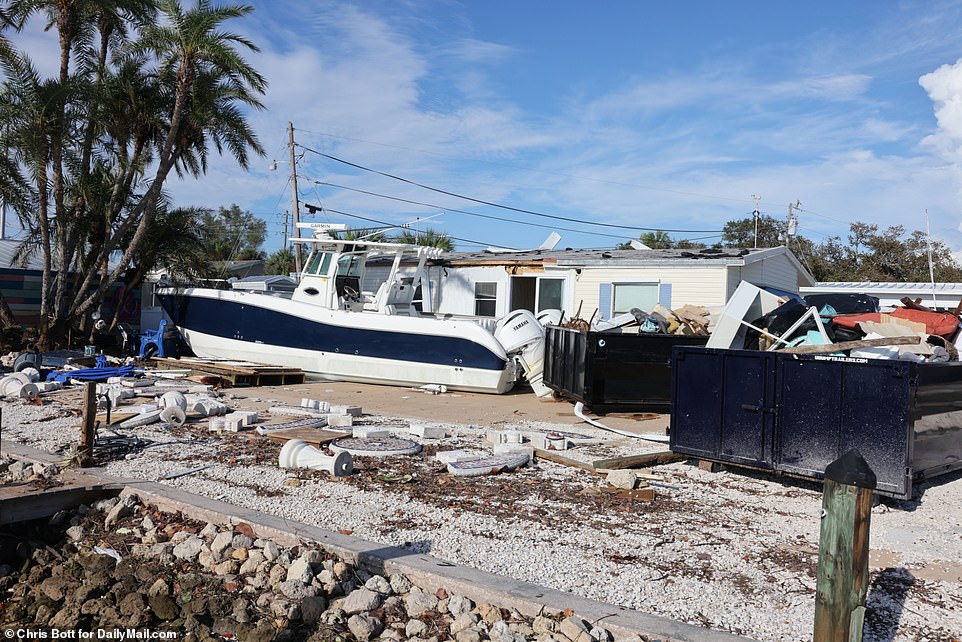 Hurricane Helene storm surges caused community destruction near Hunters Point