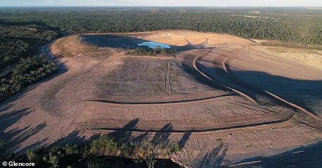 A cable is believed to have snapped on Wednesday afternoon, striking miners at the Oaky Creek Coal Mine (pictured)