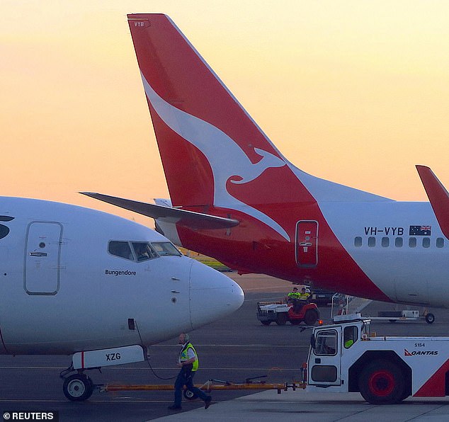 Upon landing, a cabin crew member was taken to hospital as a 'precautionary measure' (stock image)