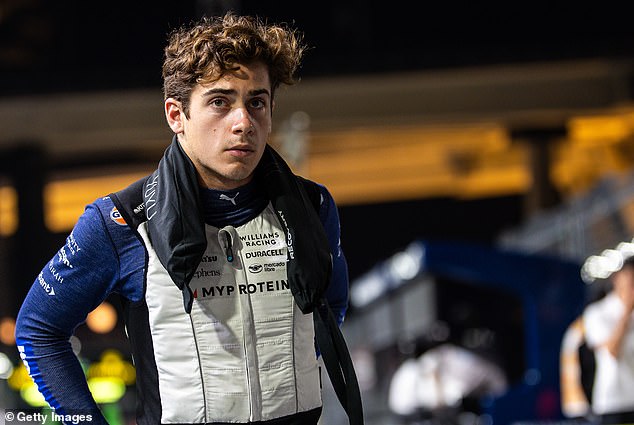 Ogilvy is now reportedly in a relationship with 21-year-old Argentinian driver Franco Colapinto of Williams