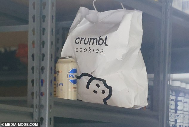 Crumbl Cookies packaging was all over the Sugar Party AU store