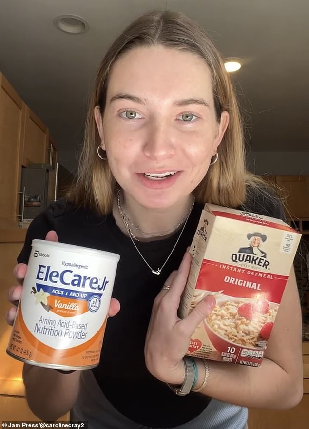 Ms Quinn's MCAS is particularly severe and has left her unable to eat only two foods: oats and a nutritional formula specially formulated for people with the condition. Others could see her having a potentially fatal allergic reaction.