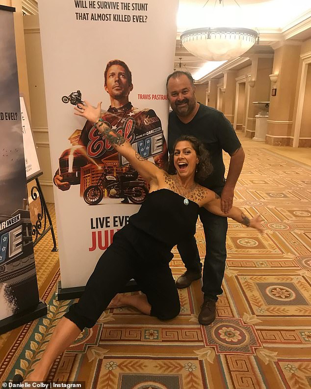 Fellow American Pickers castmate Danielle Colby (seen above) was one of the first to pay tribute to Frank on social media