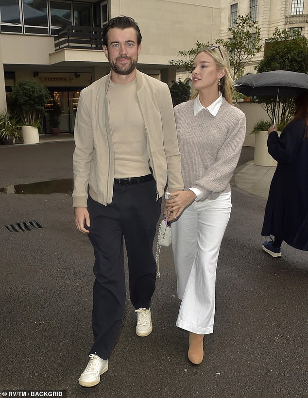 The couple appeared to be in good spirits as they enjoyed an afternoon out without their daughter Elsie