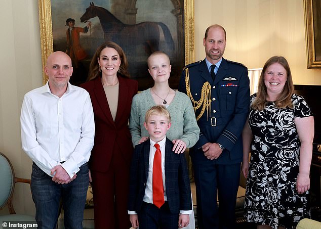 In a moving encounter, keen photographer Liz Hatton, 16, who is battling a rare and aggressive tumour, was asked by the future king to join him at an investiture he was holding to capture participants including Mark Cavendish, Waynes Barnes and Alistair McCoist.