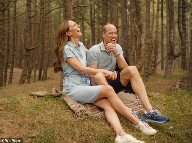 Kate and William share a laugh in Kate's recent video about her cancer journey