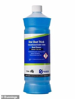 Renee told FEMAIL her number one must-have is the One Shot Thick Cleaner, priced at $14.49 (pictured)