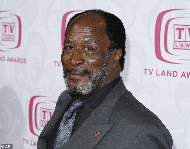 John Amos' cause of death appears to be congestive heart failure.