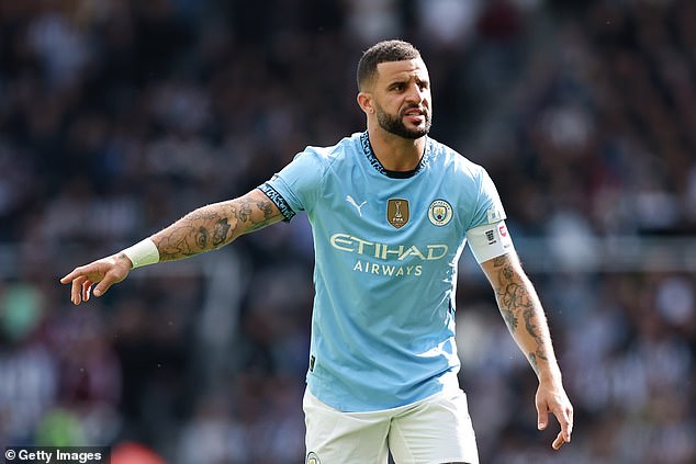 Kyle Walker is back in the Manchester City squad but could still be left out for England