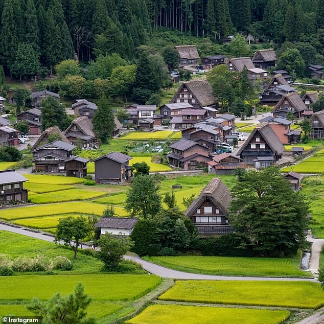 Shirakawa-go, west of Tokyo, has traditional historic villages and gassho-style houses