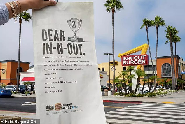 The burger chain also published a full-page newspaper ad and created a Hollywood-style promo video featuring Jimmy Kimmel Live